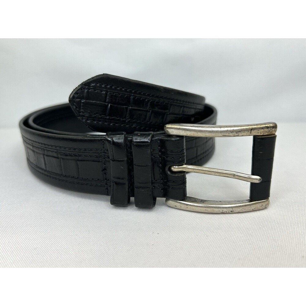 Footjoy Black Genuine Leather Golf Belt - Men's Size 34